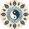 Vitality Massage Therapy mandala mark